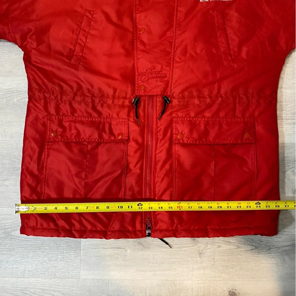 Rare Puffy Winter Coat XXL for Extreme Weather Branded Notre Dame Hounds VTG - Picture 7 of 17